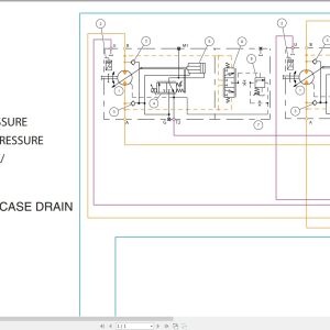 Case Crawler Dozer 1150M Hydraulic Schematic RAC47714312 (1)