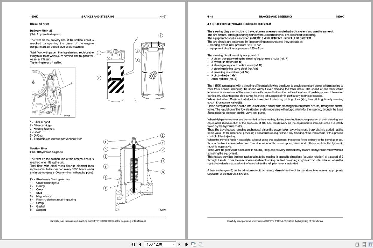 Case Crawler Dozer 1850K Service Manual 6 46480 (2)