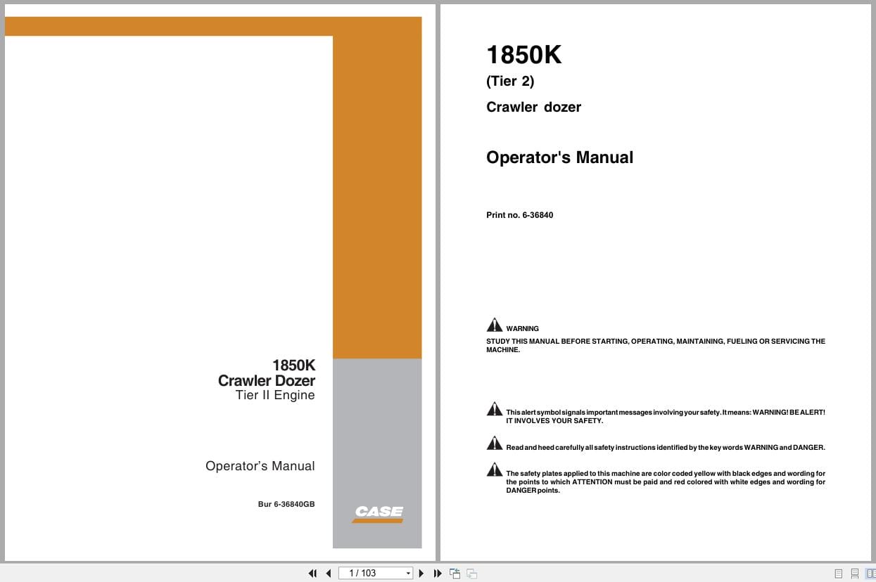 Case Crawler Dozer 1850K Tier 2 Operators Manual 6 36840GB (1)