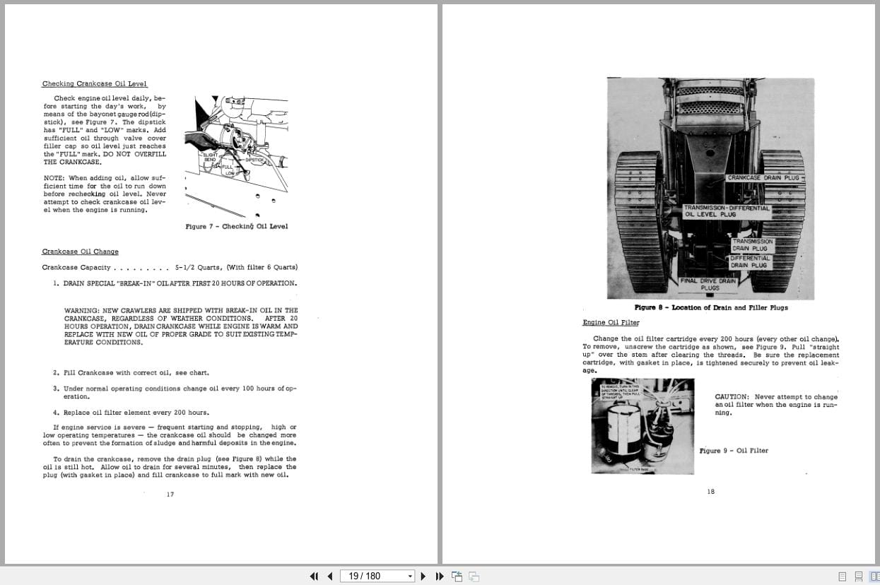 Case Crawler Dozer 310 Operators Manual 9 291 (2)