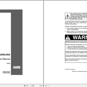 Case Crawler Dozer 850D 855D Operators Manual 9 9470 (1)