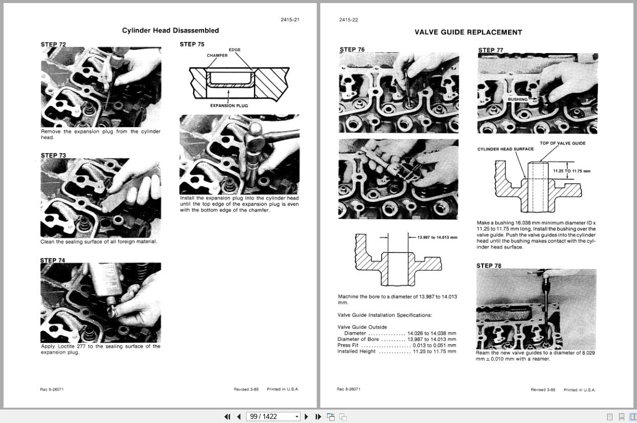 Case Crawler Dozer 850D 855D Service Manual 8 16520 (2)