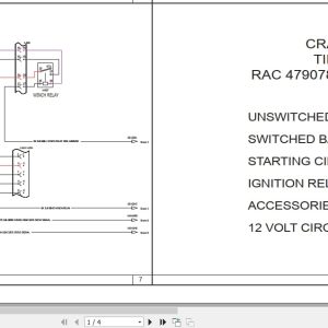 Case Crawler Dozer 850M Tier 4A Electrical Schematic RAC47907889 (1)