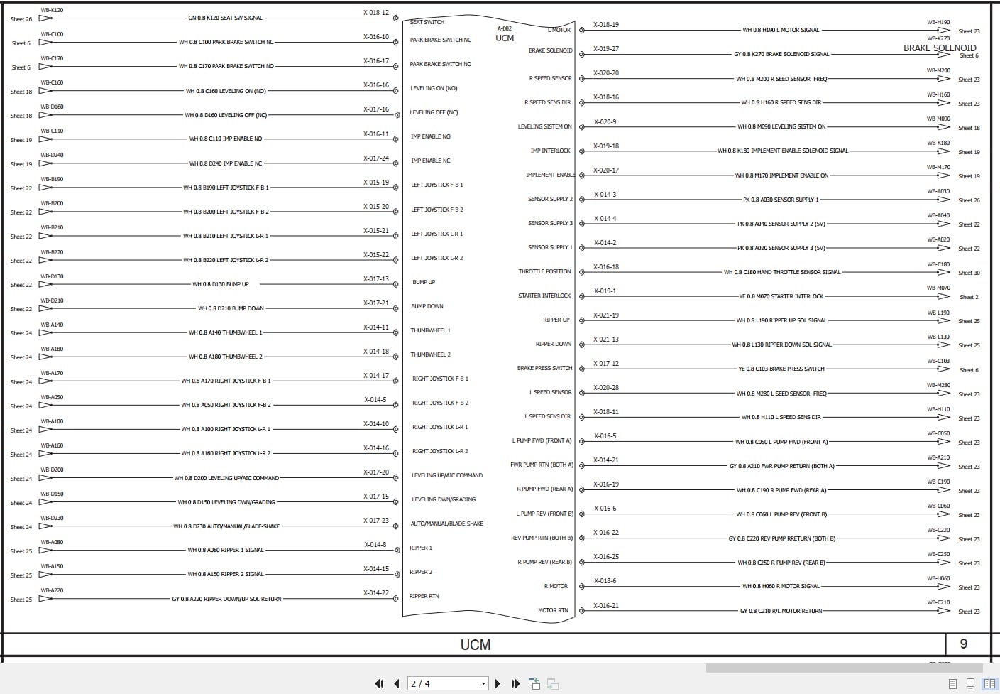 Case Crawler Dozer 850M Tier 4A Electrical Schematic RAC47907889 (2)