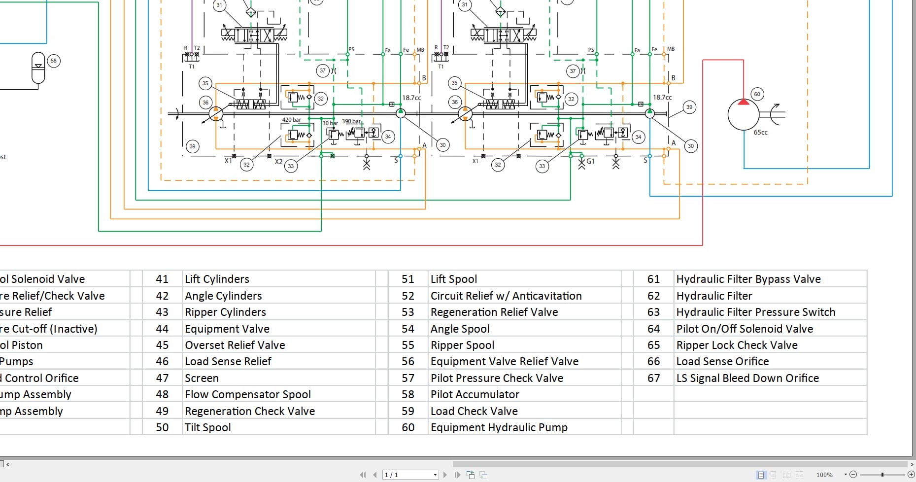 Case Crawler Dozer D125C Electrical Schematic RAC47714313 (2)