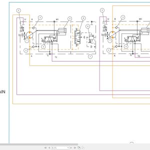 Case Crawler Dozer D150C Hydraulic Schematic Rac47714315 (2)