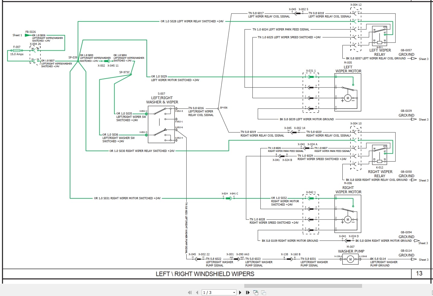 Case Dozer 750M Tier 4A Electrical Schematic RAC47907888 (2)