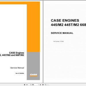 Case Engine 445M2 445TM2 668TM2 Service Manual 6 74500NA (1)