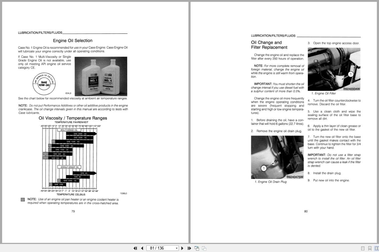 Case Excavator 9040 Operators Manual 9 23810 (2)