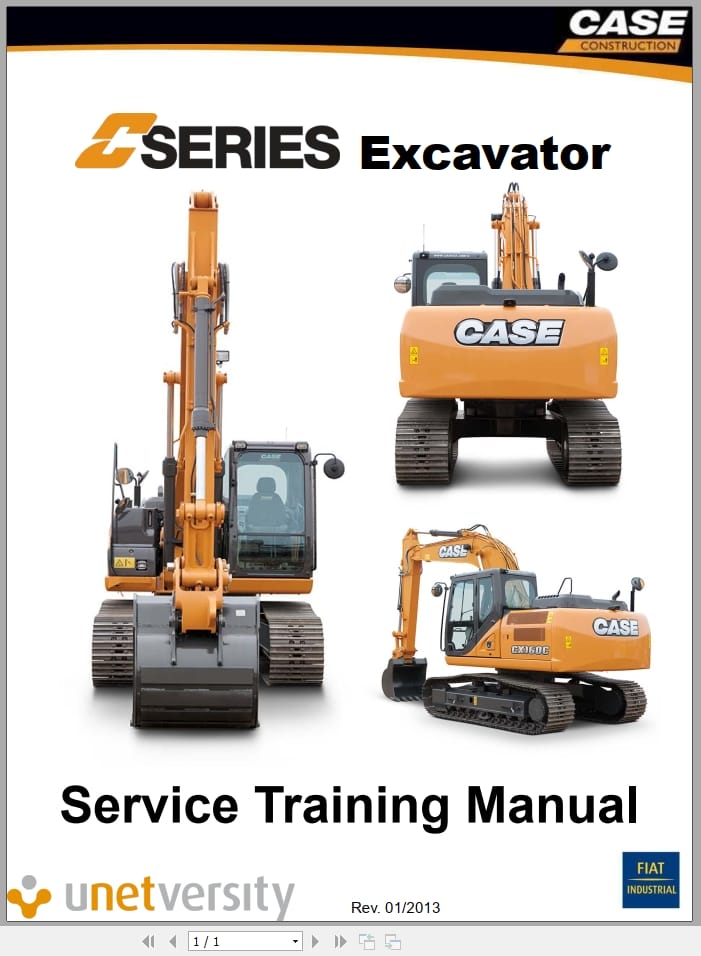 Case Excavator C Series Service Training Manual (1)