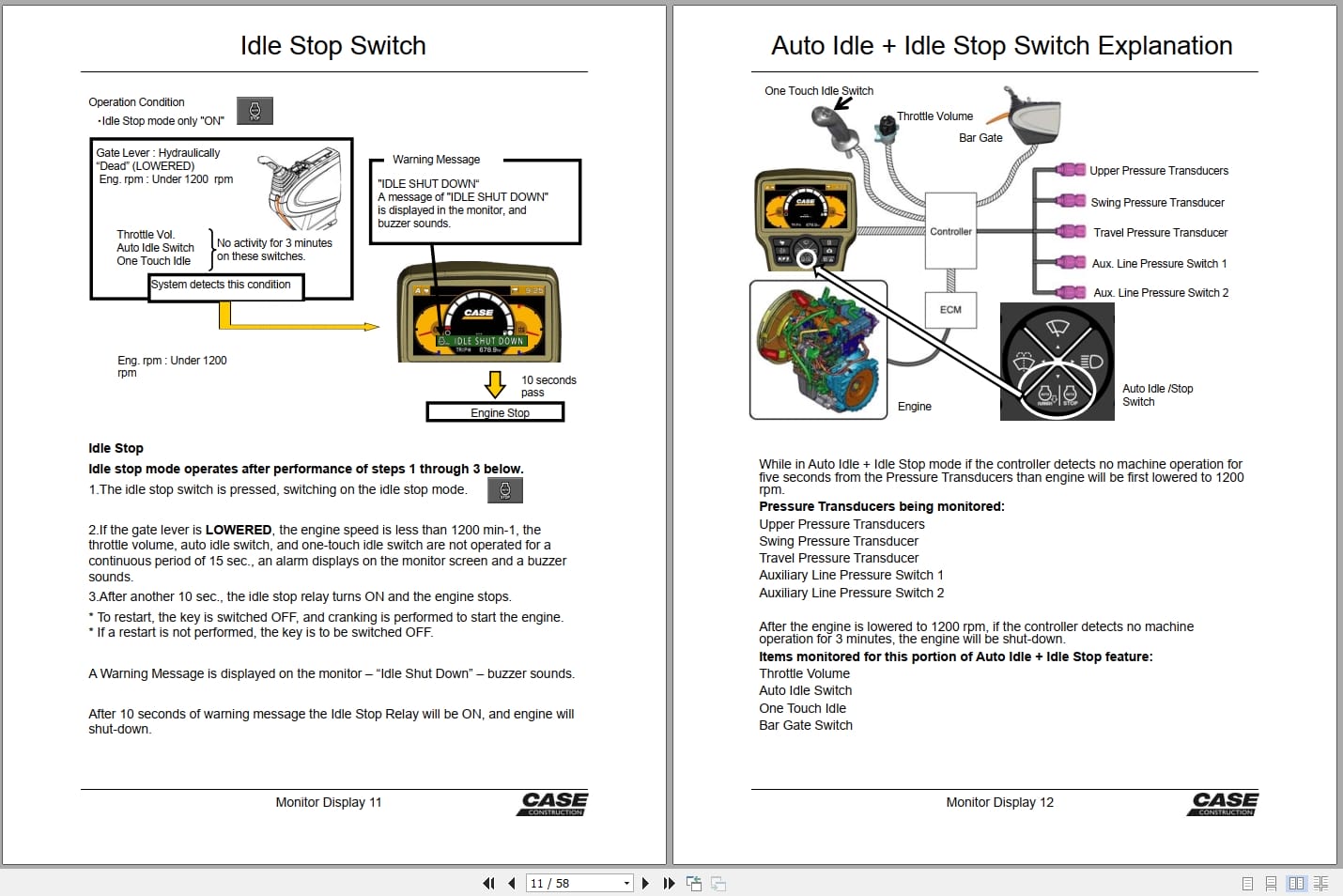 Case Excavator CX C Series Diagnostic Troubleshooting Manual (2)