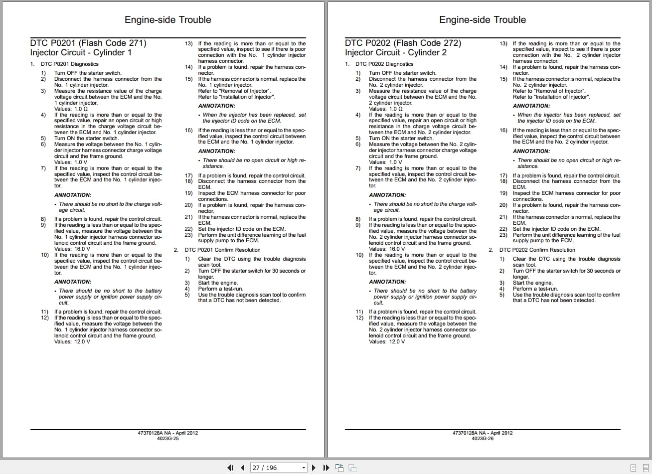 Case Excavator CX C Series Diagnostic Troubleshooting Manual (3)
