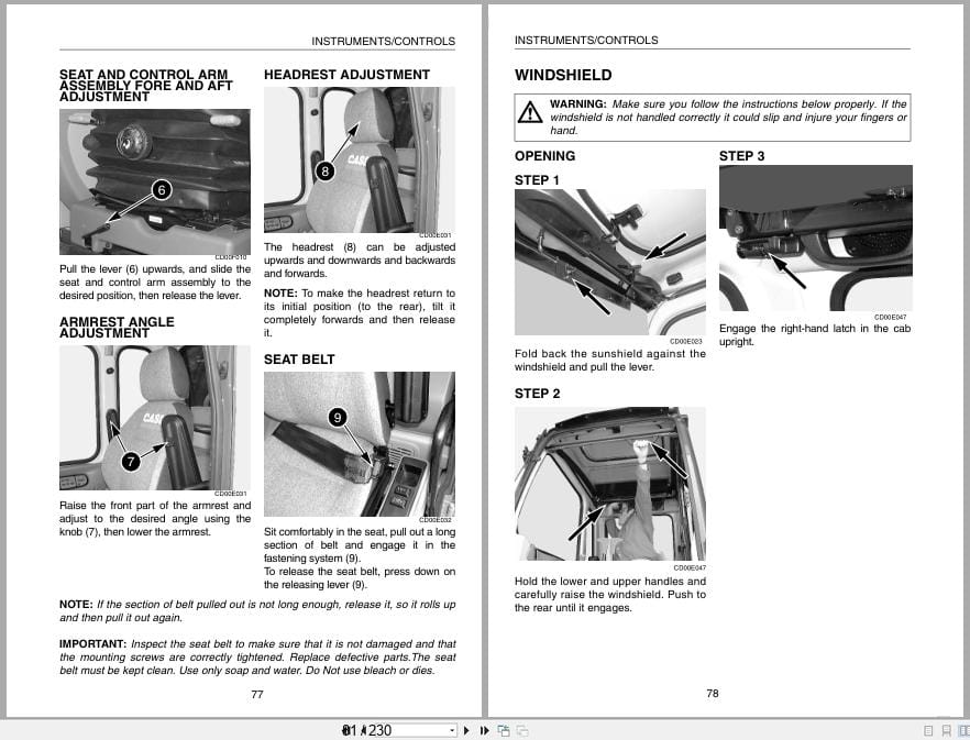 Case Excavator CX130 CX160 Operators Manual (2)