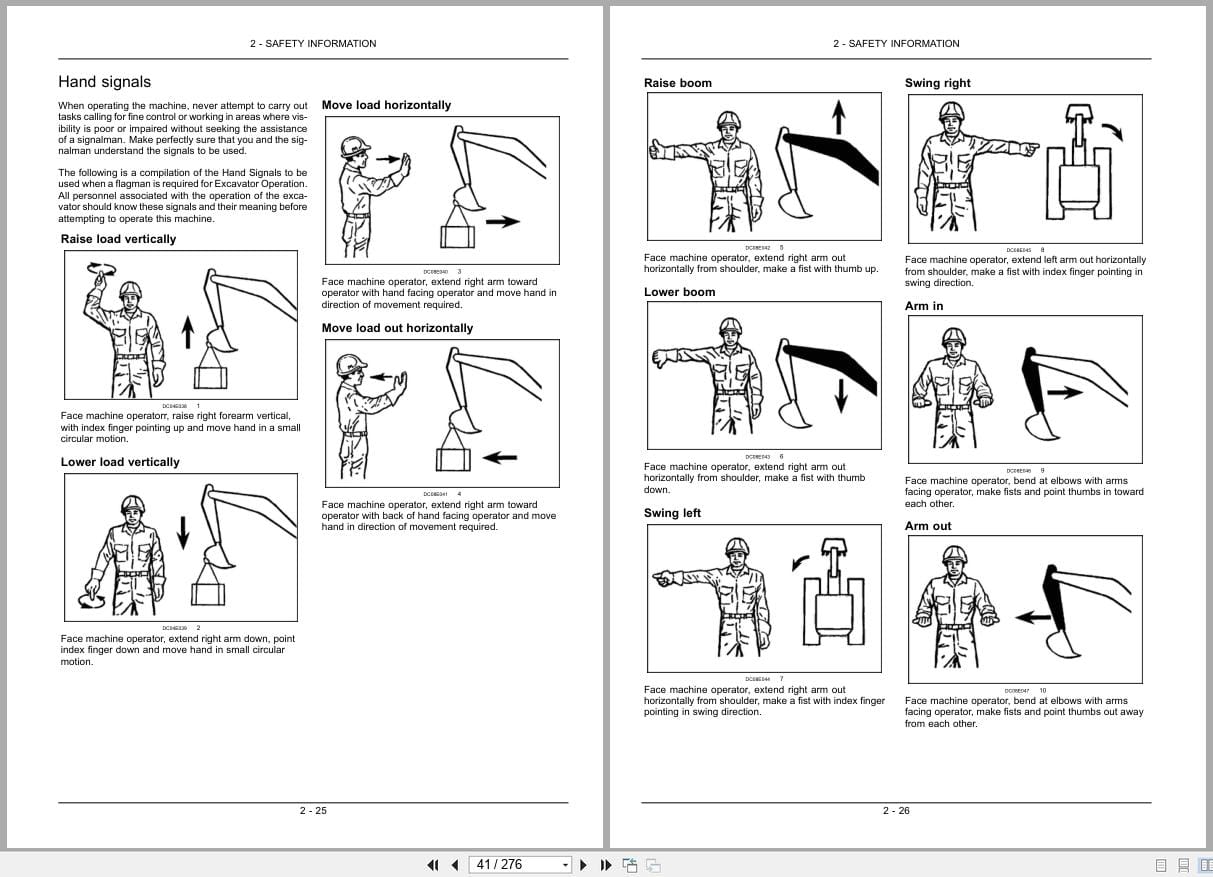 Case Excavator CX160C Operators Manual 47361637 (2)