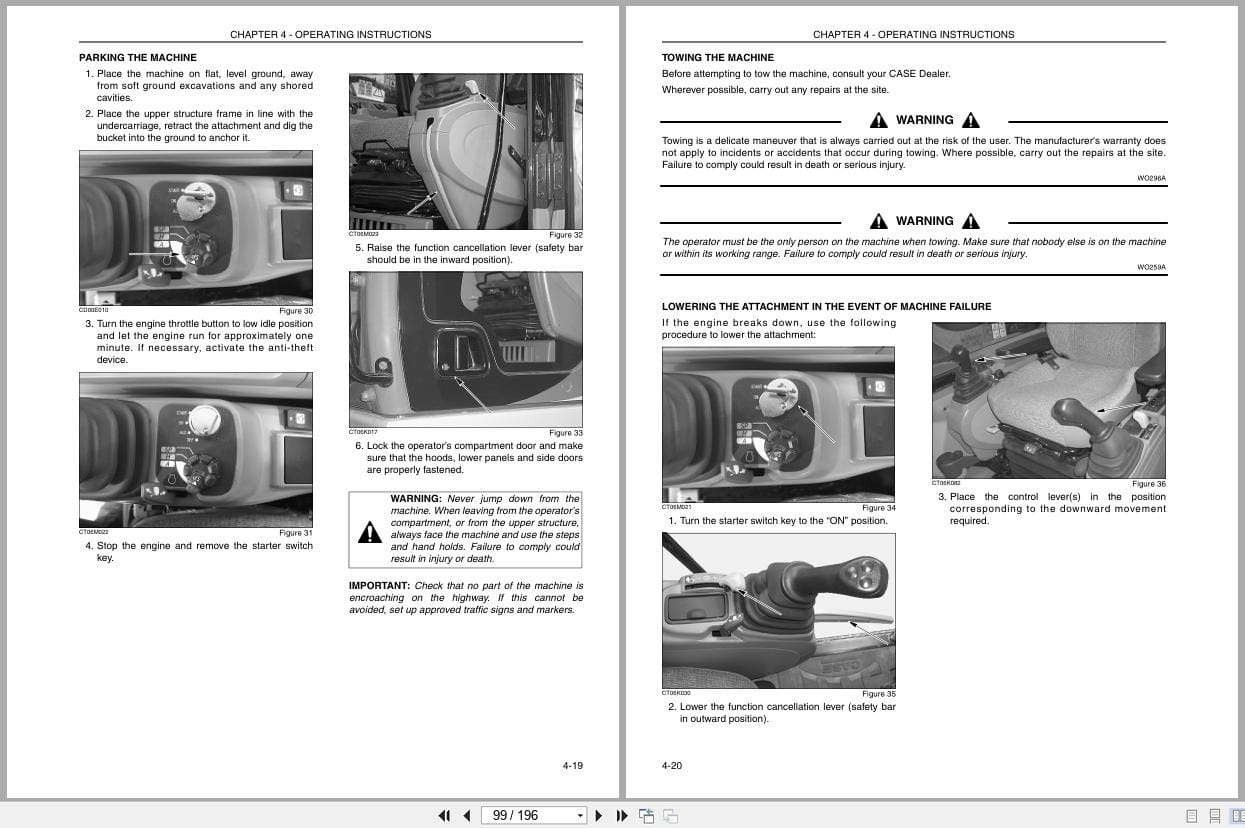 Case Excavator CX210B Tier 3 Operators Manual 84538870NA (2)