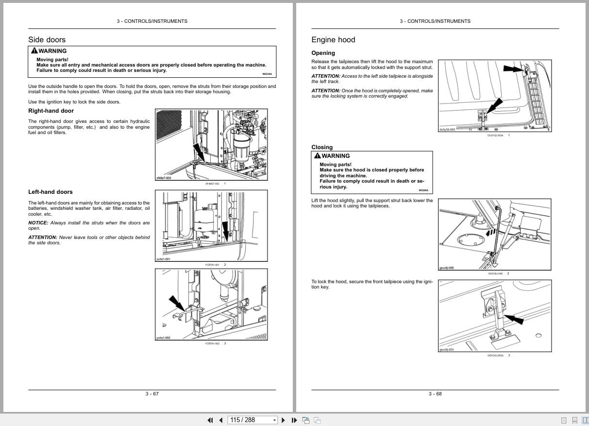 Case Excavator CX210C Tier 4 Operators Manual 47362009 (2)