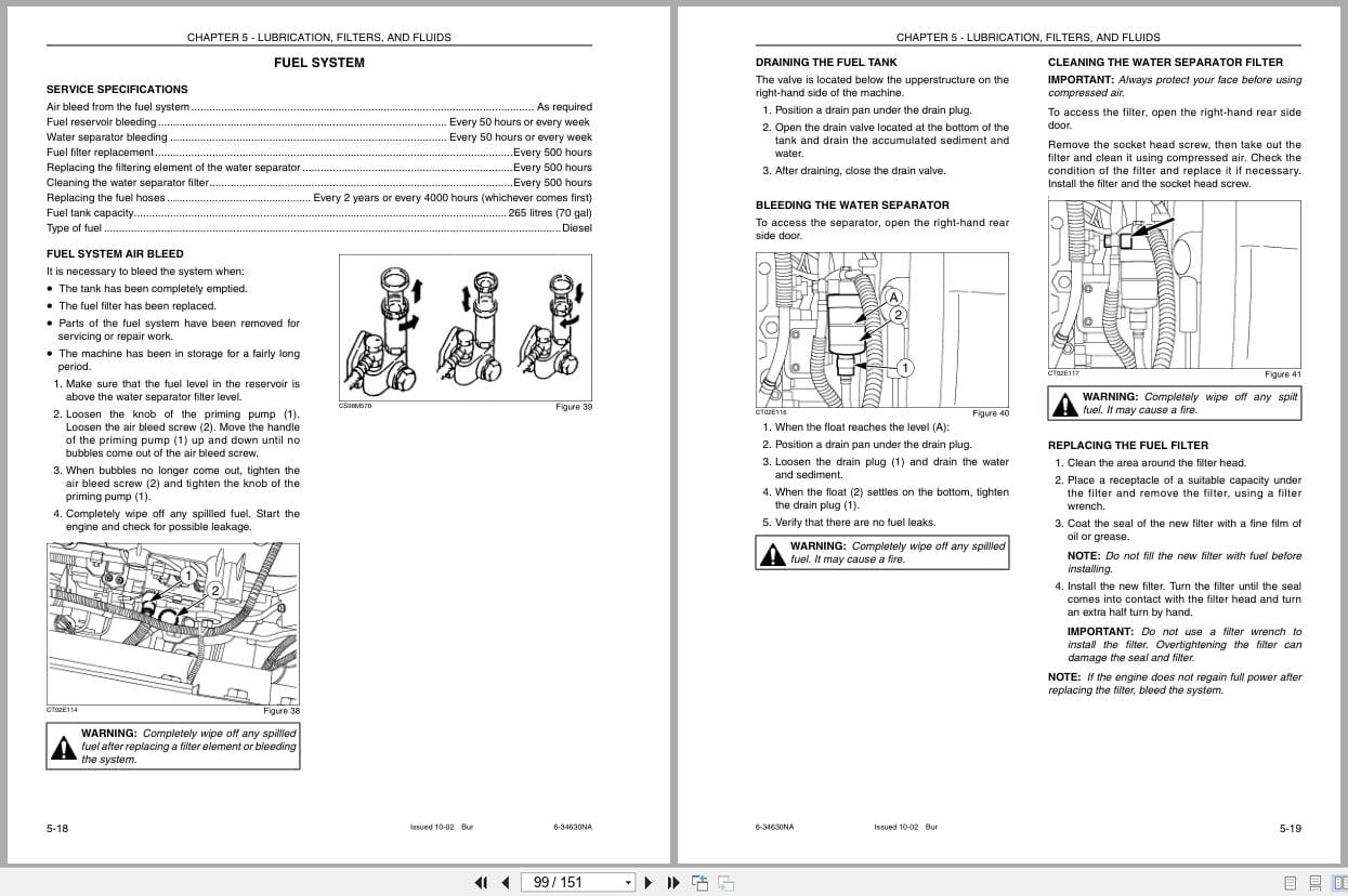 Case Excavator CX225SR Operators Manual 6 34630NA (2)