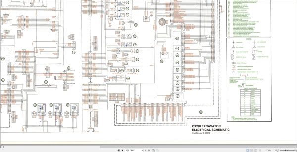 Case Excavator CX290 Service Manual 9 53581 (4)