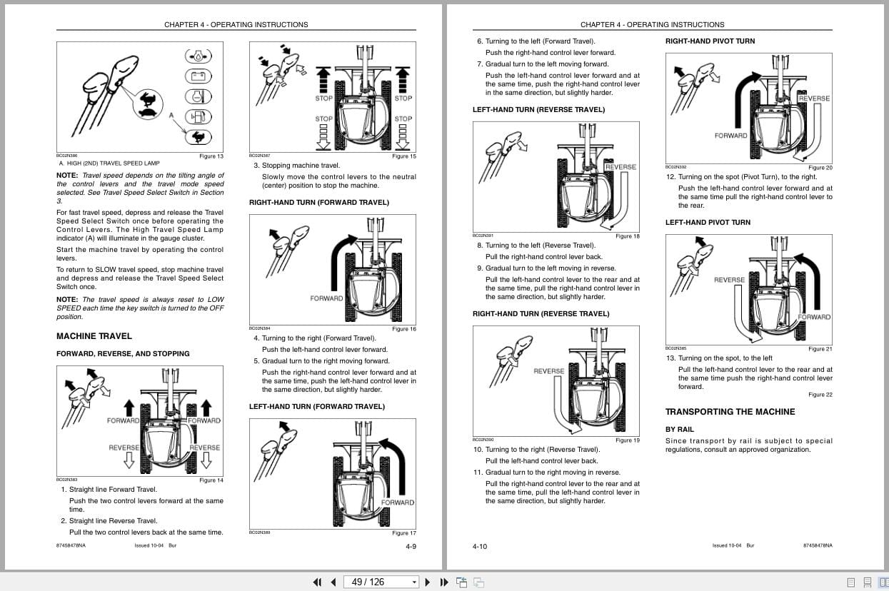 Case Excavator CX31B CX36B Operators Manual 87458478 (2)