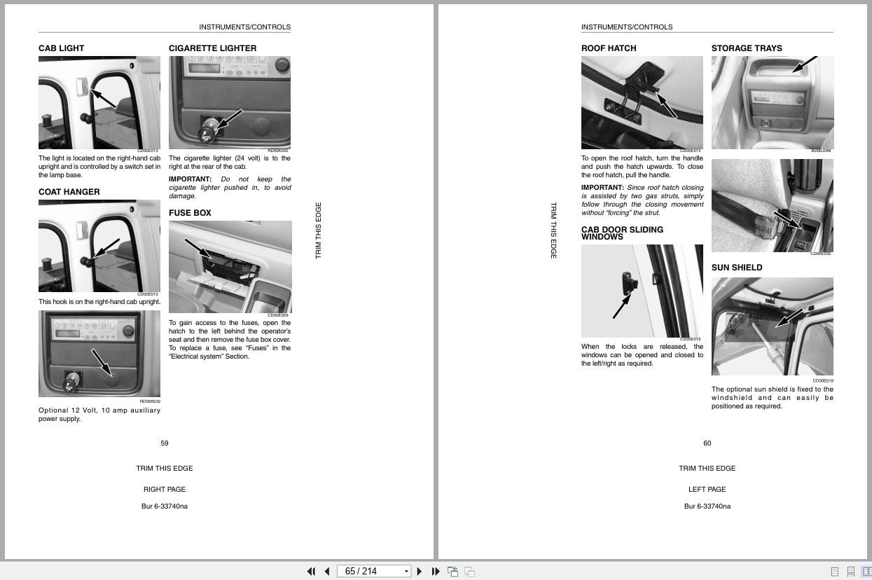 Case Excavator CX330 Operators Manual 6 33740NA (2)