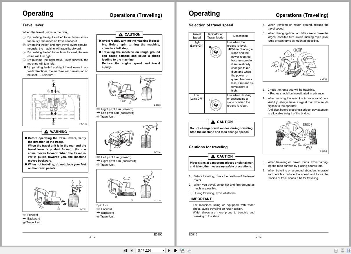 Case Excavator CX350B Tier 3 Operators Manual 87493801NA (2)