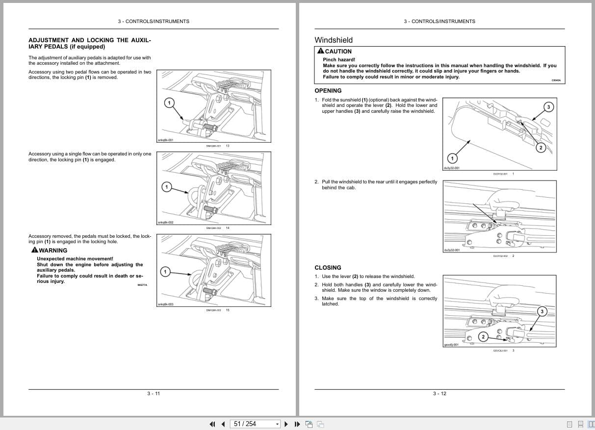 Case Excavator CX350C Tier 4 Operators Manual 84406998 (2)