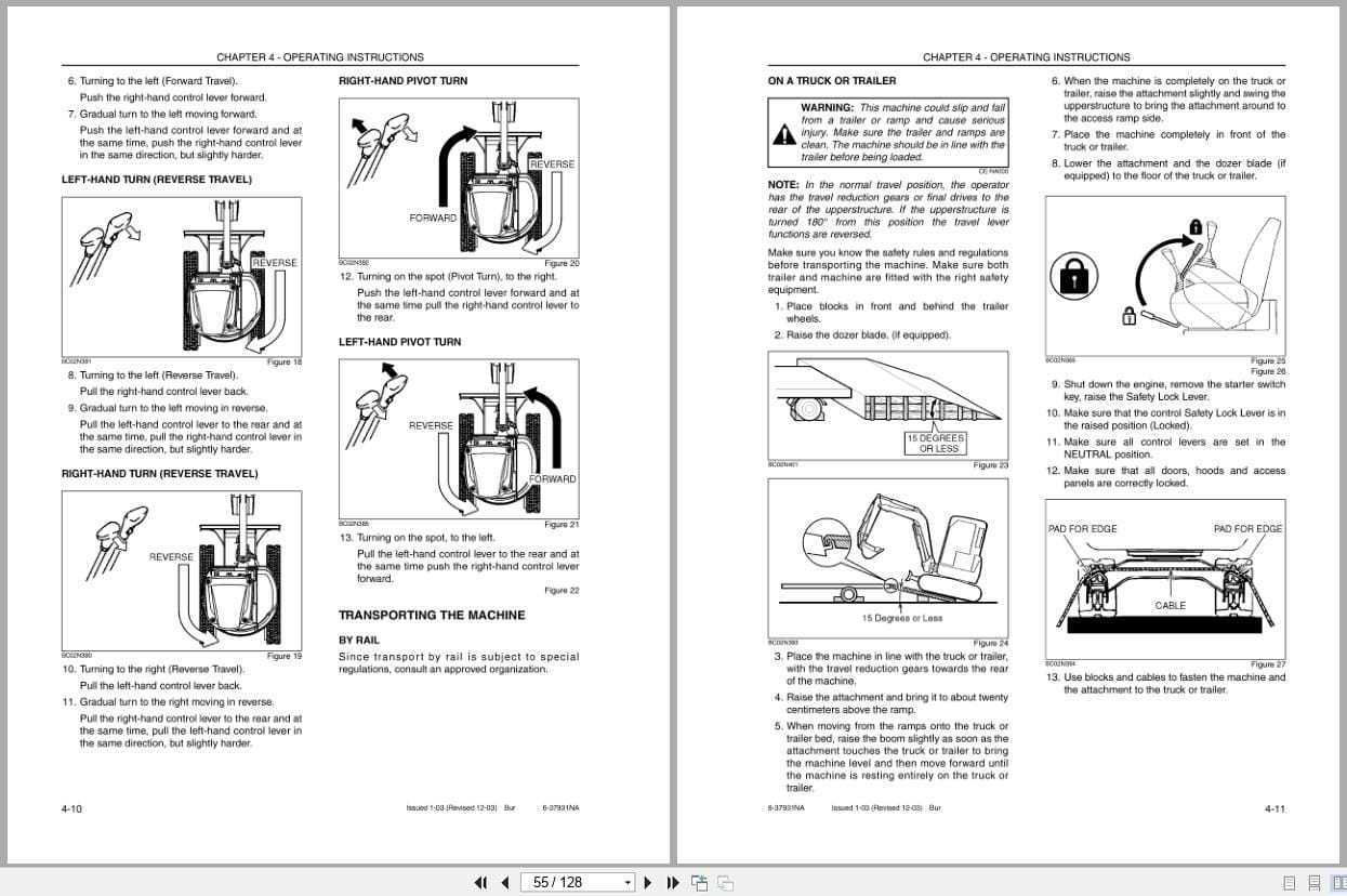 Case Excavator CX47 Operators Manual 6 37931 (2)