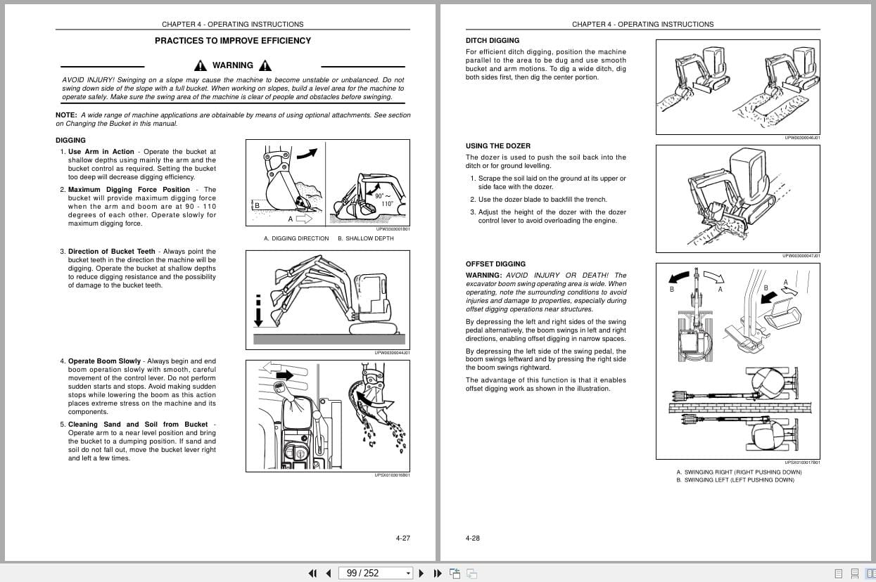 Case Excavator CX55B Operators Manual S2PS00005ZE01 (2)