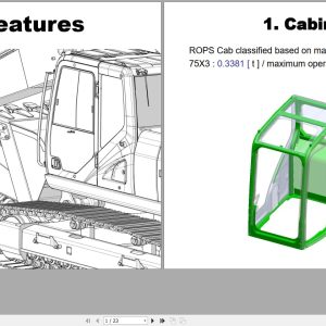 Case Excavator CX75 CX80C Service Training Manual (1)