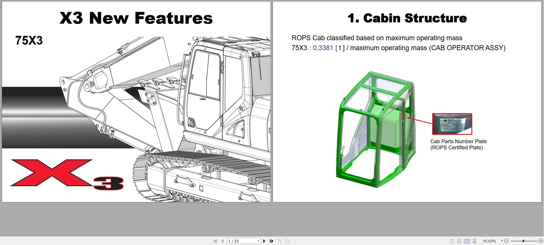 Case Excavator CX75 CX80C Service Training Manual (1)