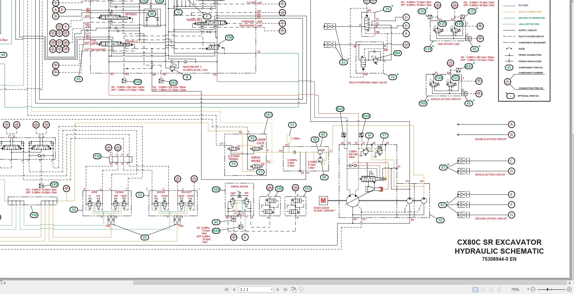 Case Excavator CX75C CX80C Service Training Manual (3)