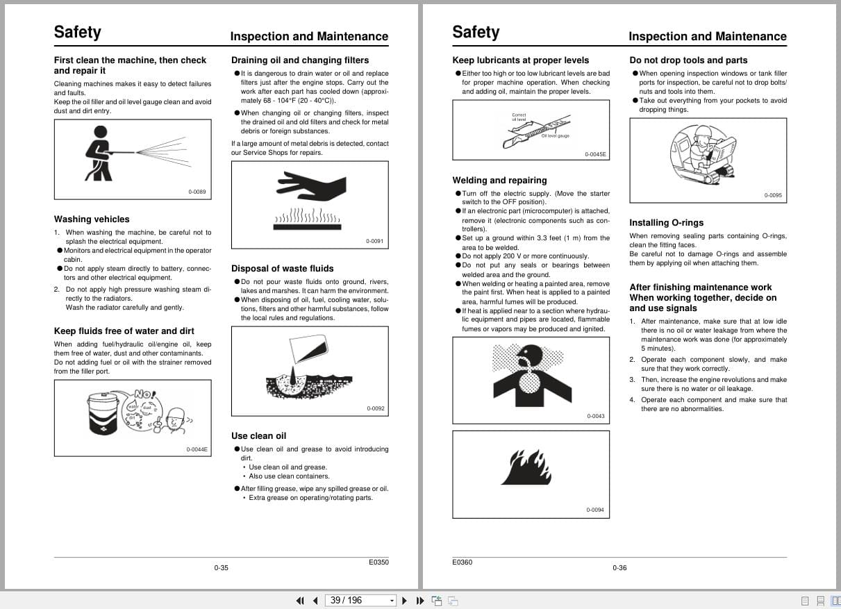 Case Excavator CX80 Tier 3 Operators Manual 87490339NA (2)