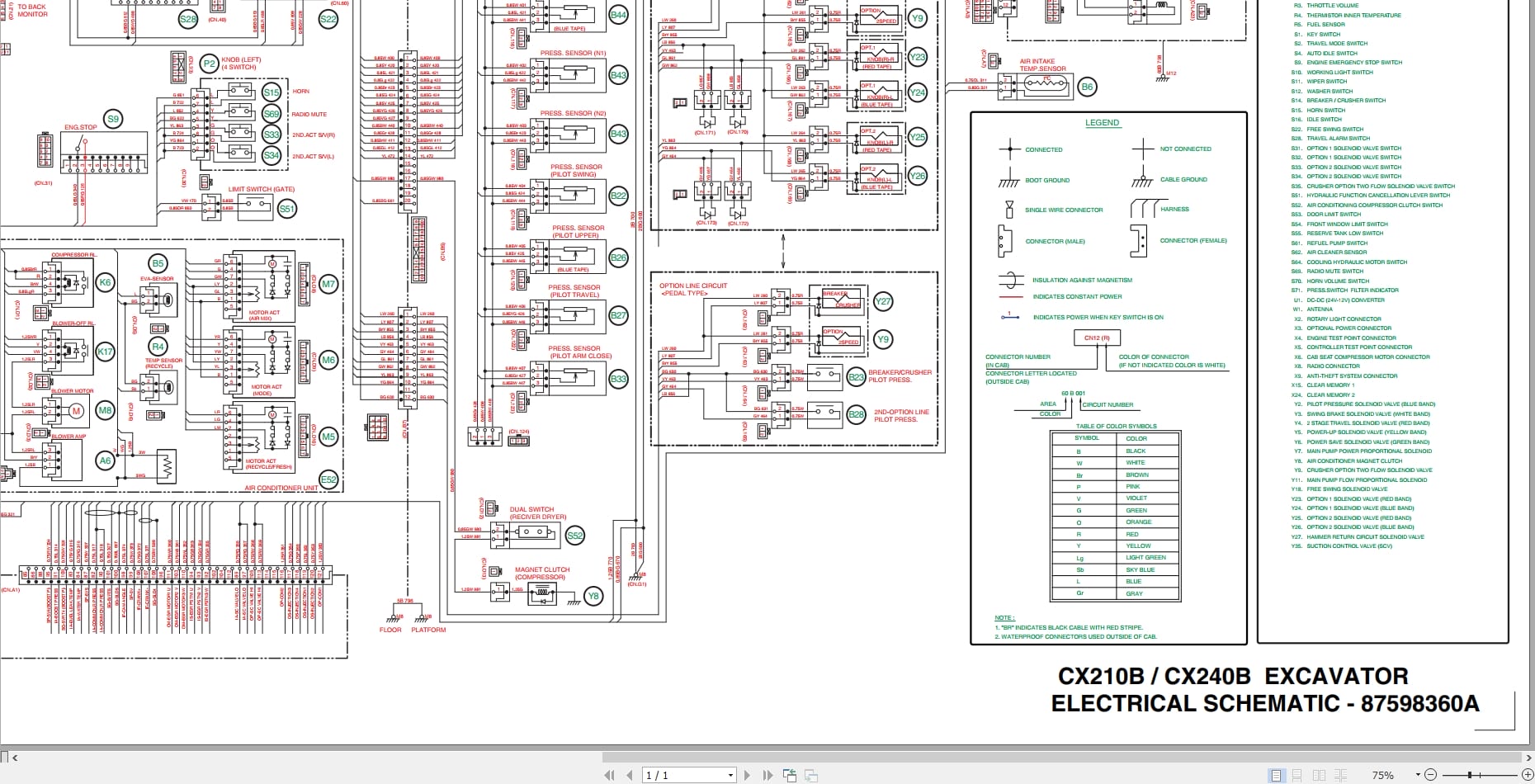Case Excavator CXB Service Training Manual (3)