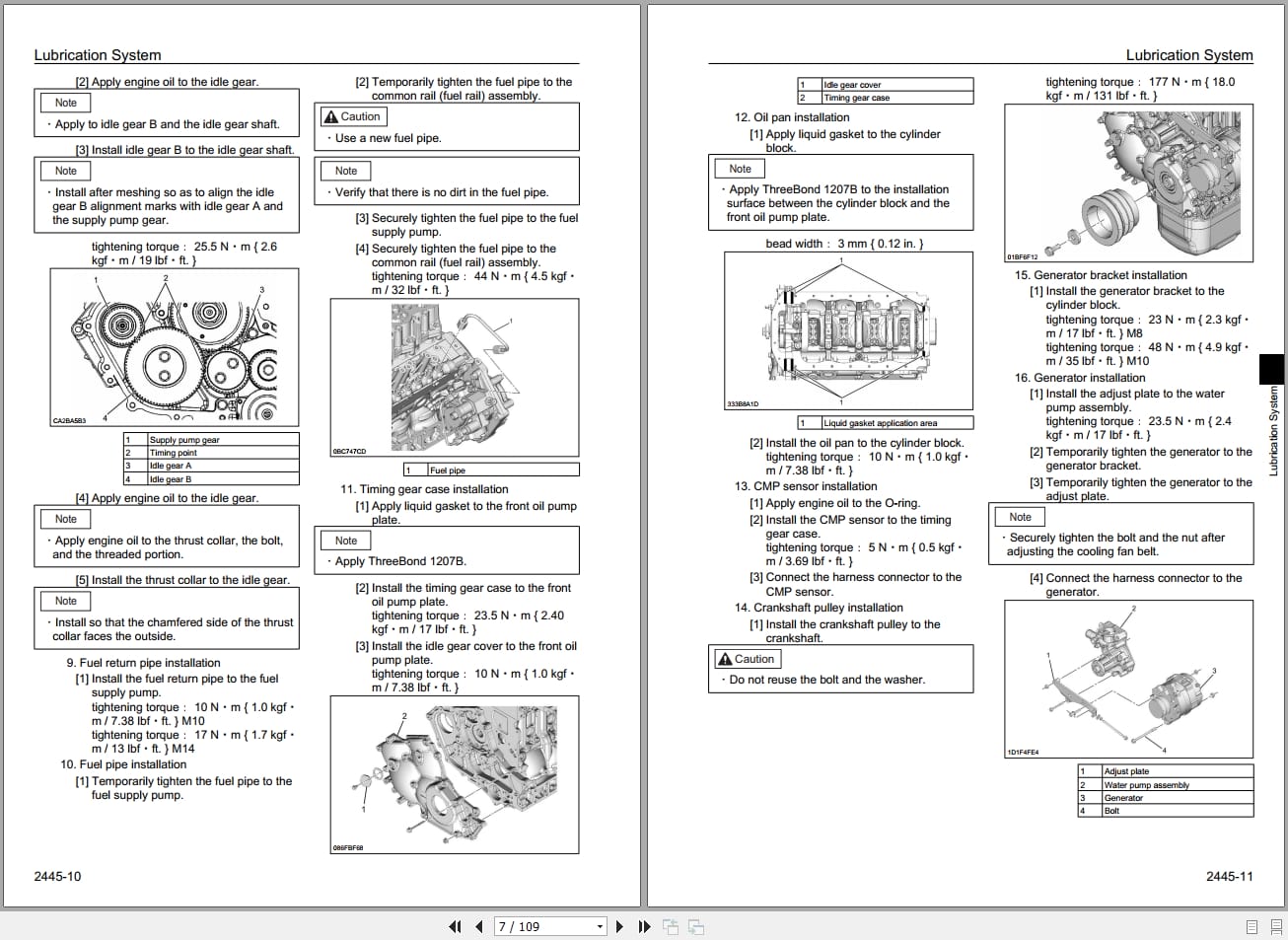 Case Excavator CXC MSR Service Training Manual (2)