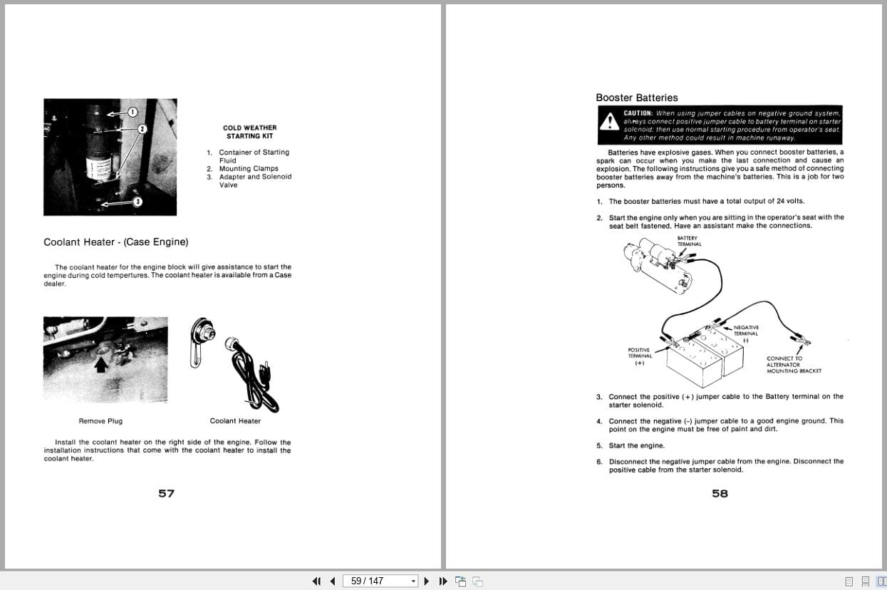 Case Excavator Series D 50 Operators Manual S406235 M1 (2)