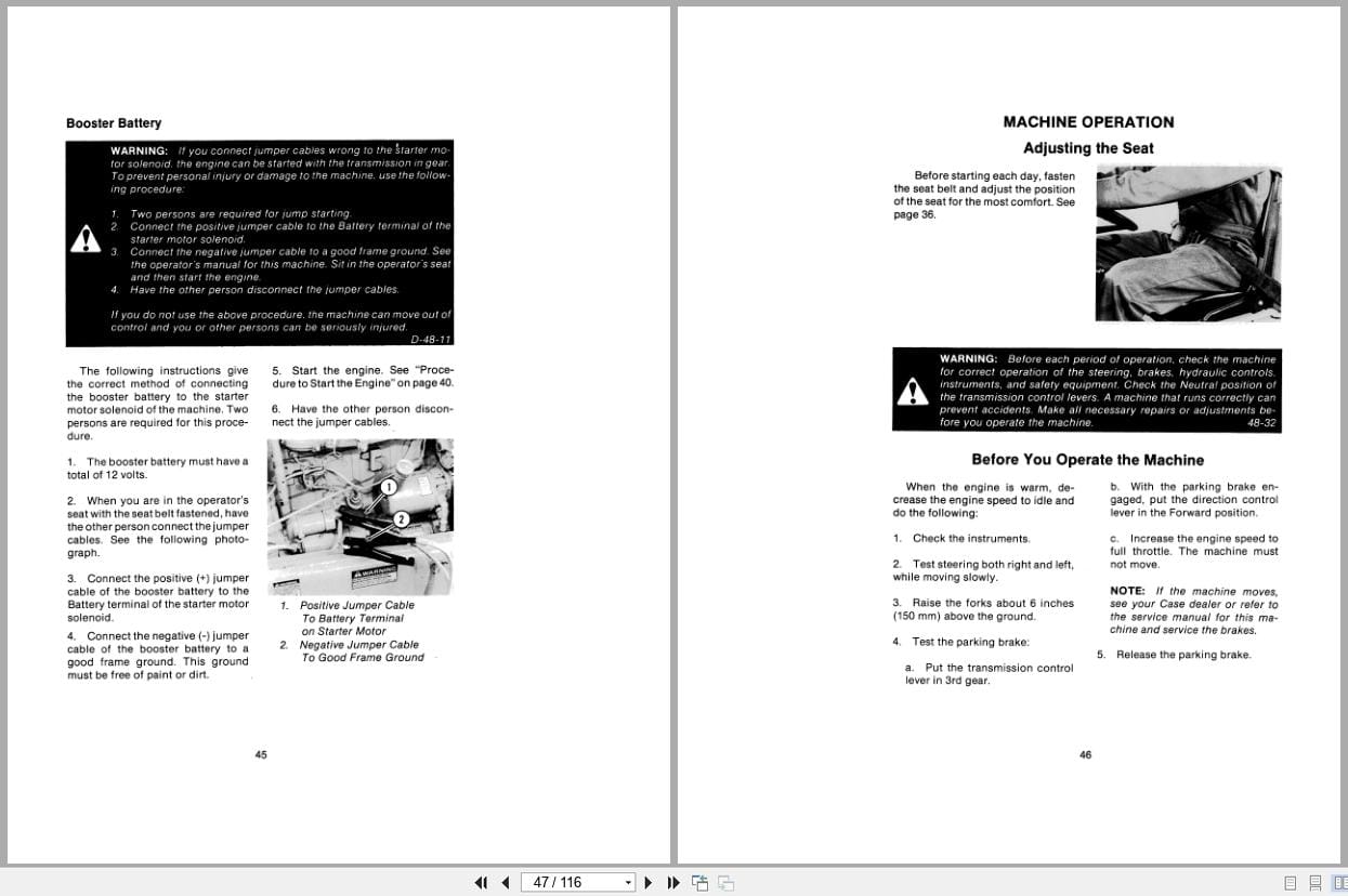 Case Forklift 584D 585D 586D Operators Manual 9 7331 (2)