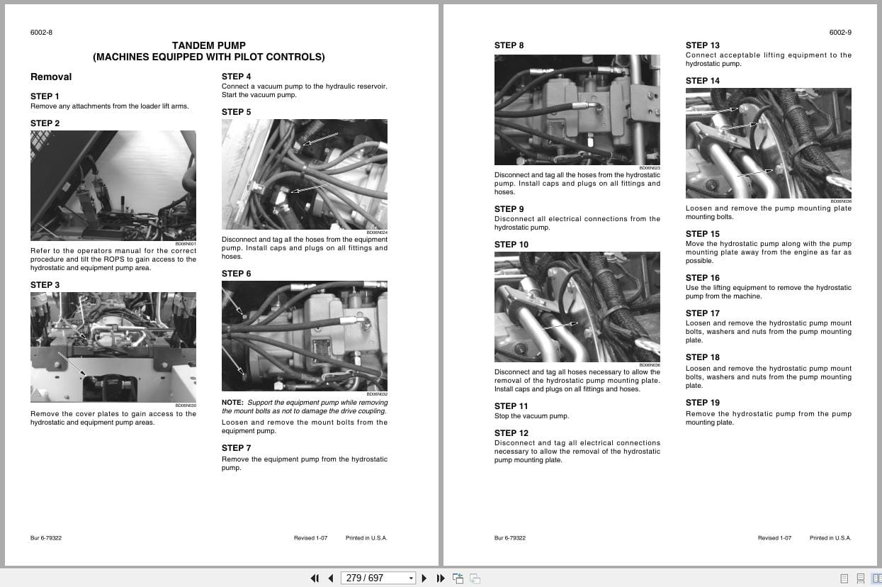 Case Loader 430 440 440CT Repair Manual 87578830NA (2)