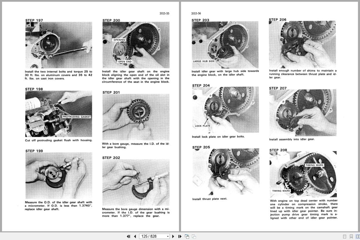 Case Loader Backhoe 480C Service Manual 9 66025 (2)