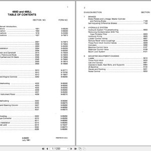 Case Loader Backhoe 480D 480LL Service Manual 9 69260 (1)