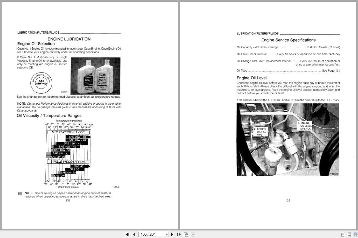 Case Loader Backhoe 580 Super K 580SK Turbo Operators Manual 9 18423 (2)