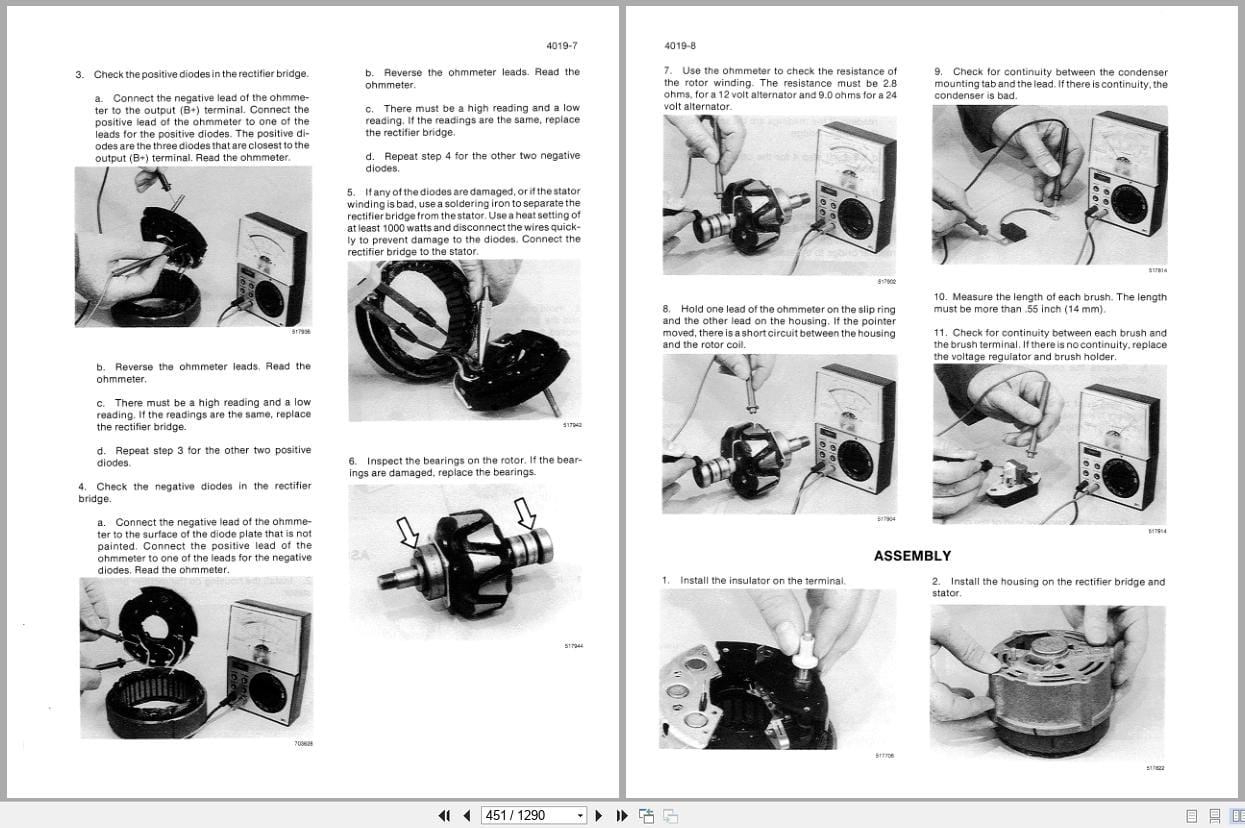 Case Loader Backhoe 580K Service Manual 8 71551 (2)