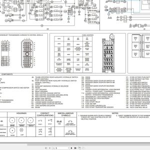 Case Loader Backhoe 580M to 590SM Hydraulic Electrical Schematic 6 75122 (1)