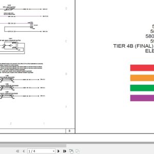 Case Loader Backhoe 580N 580SN 580SNWT 590SN Tier 4B Electrical Schematic RAC48038070 (1)