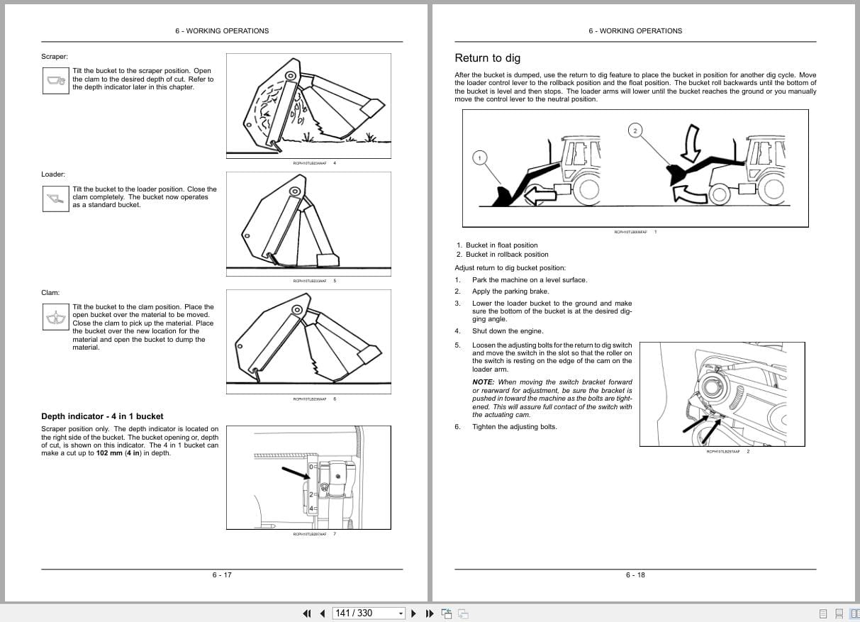 Case Loader Backhoe 580N 580SN WT 580SN 590SN Operators Manual 84482502 2011 (2)