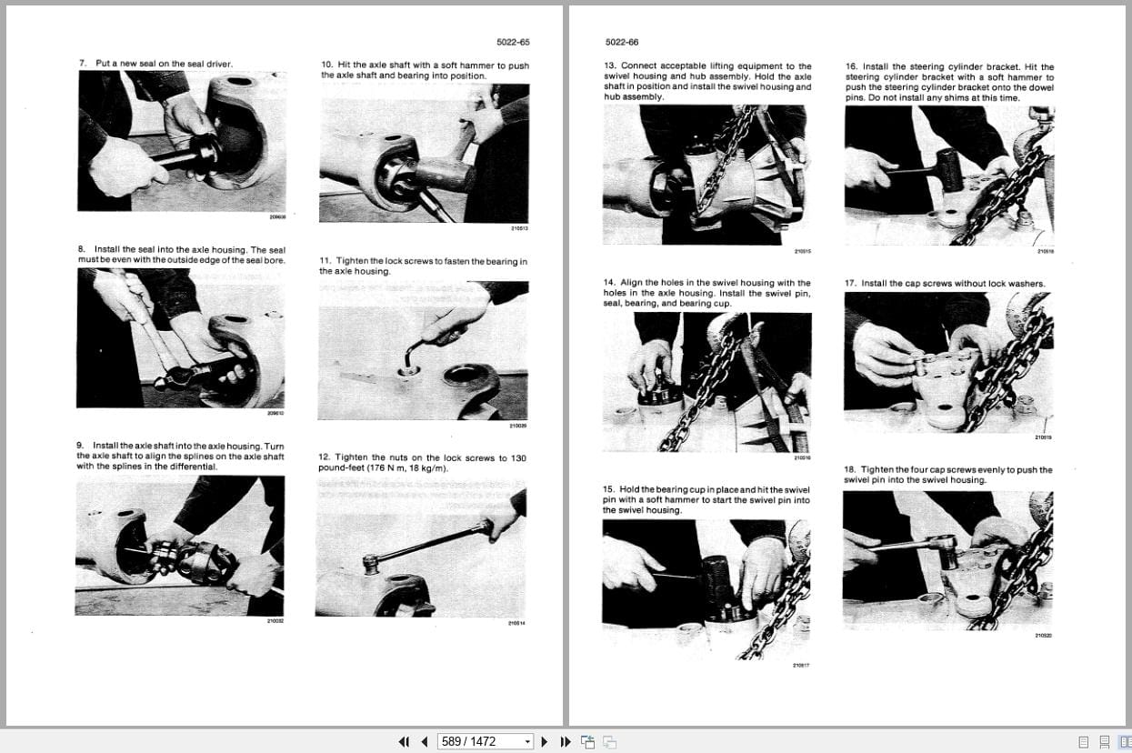 Case Loader Backhoe 580SE Service Manual 8 41701 (2)