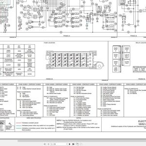 Case Loader Backhoe 580SM to 590SM+ Series 3 Hydraulic Electrical Schematic 5 12380 (1)