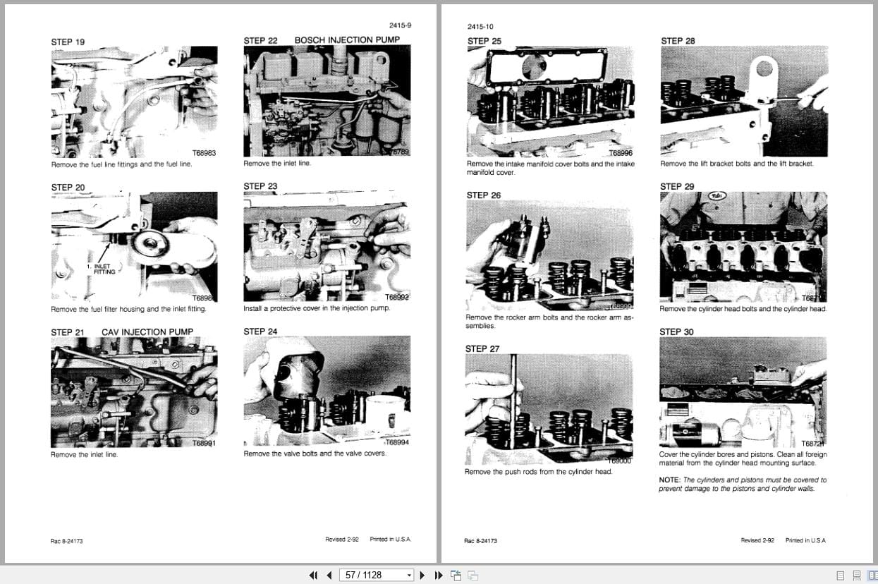 Case Loader Backhoe 590 Service Manual 8 17131 (2)