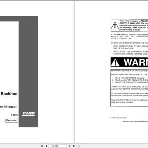 Case Loader Backhoe 680G Operators Manual 9 6532 (1)