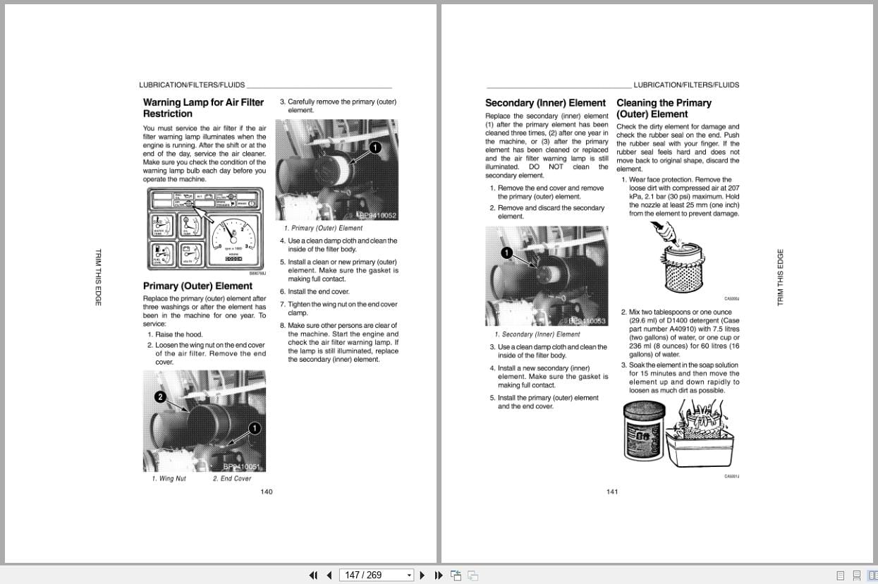 Case Loader Backhoe L Series Operators Manual 9 25886 (2)