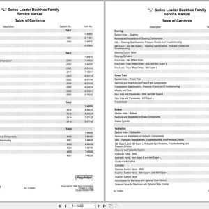 Case Loader Backhoe L Series Service Manual 7 48854 (1)